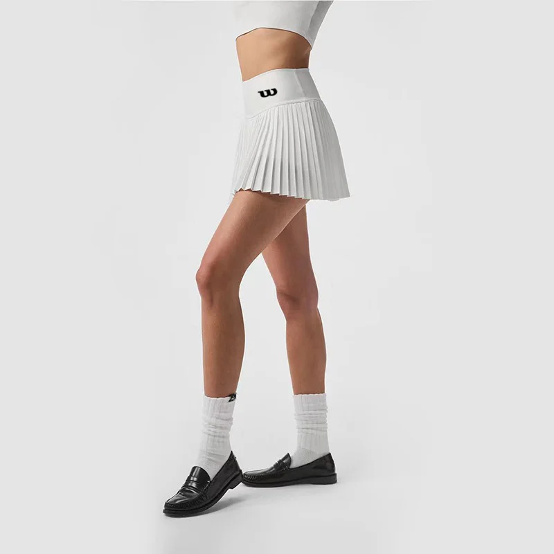 WILSON Women's Summer New Tennis Suit Sports Breathable Quick-drying Pleated Skirt