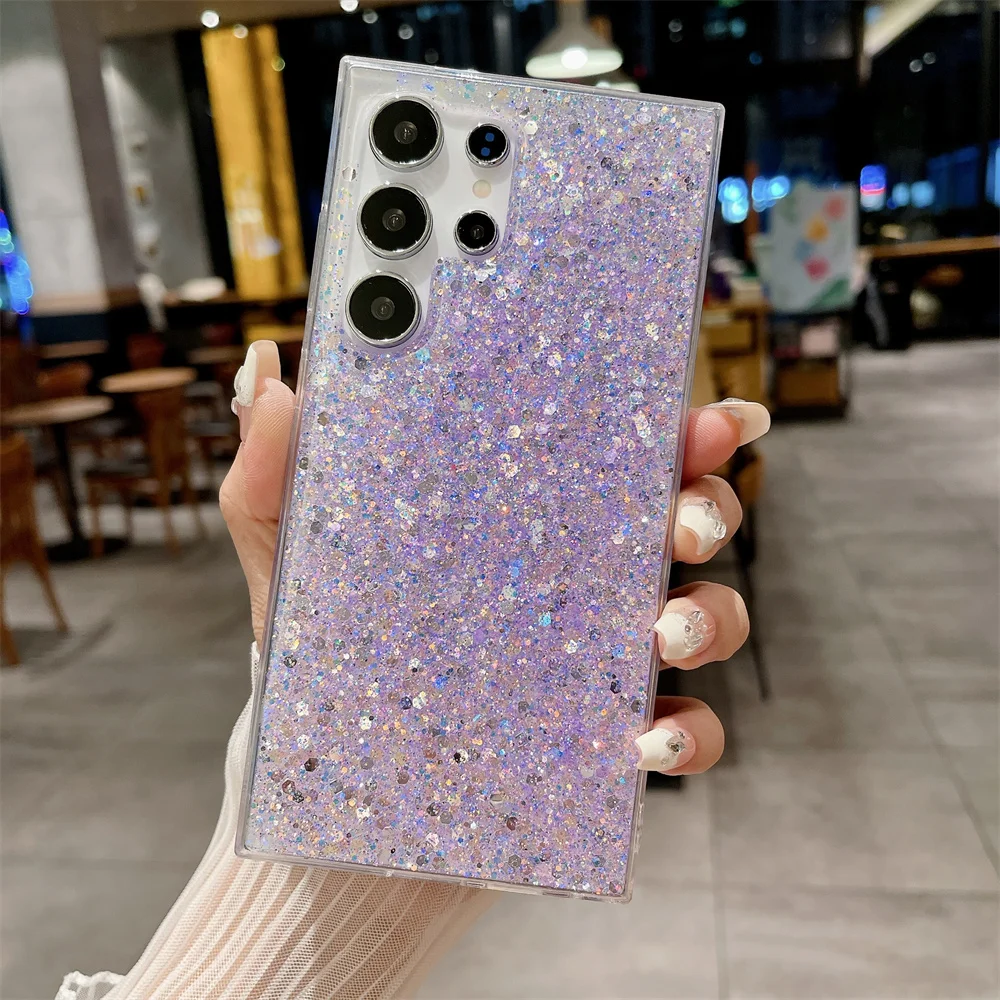 Luxury Aesthetic Glitter Sequin Shiny Phone Case Cover
