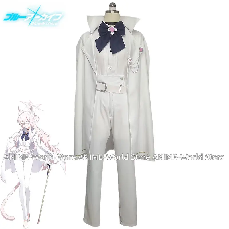 

Game Blue Archive Akira Cosplay Costume Cute Party Suit Coat Shirt PantsHalloween Carnival Uniforms Anime Clothing Custom Made