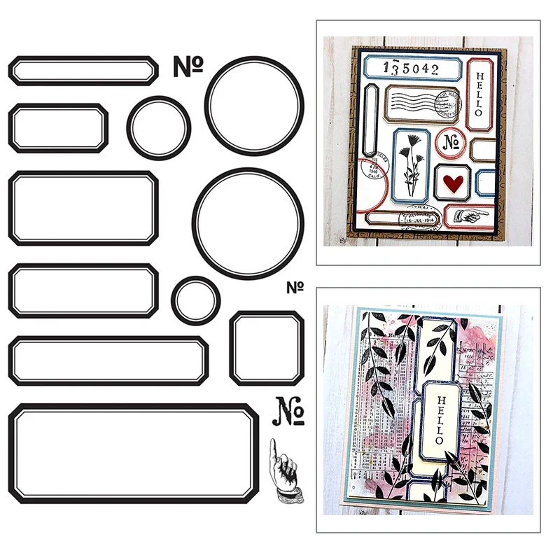 WADORN Matrizes De Corte De Metal Para Motocicletas, Estênceis De Aço