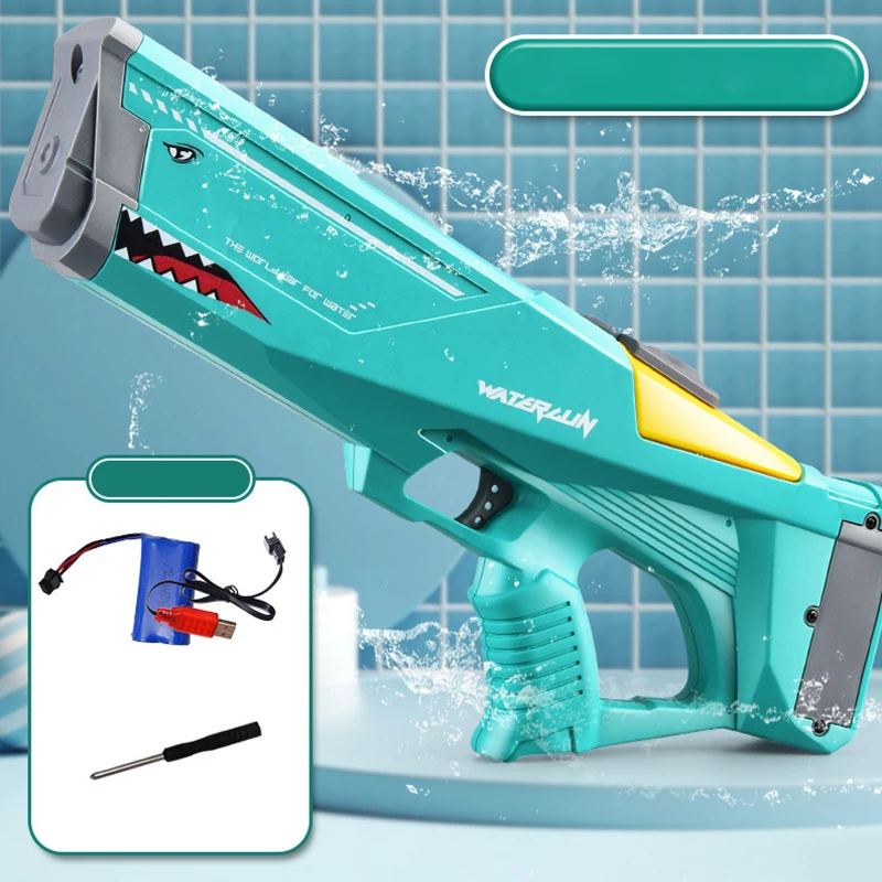 Automatic Electric Water Gun Children Outdoor Beach games Pool Summer Toys High Pressure Large Capacity Water Guns for adult 3 Automatic Electric Water Gun Children Outdoor Beach games Pool Summer Toys High Pressure Large Capacity Water Guns for adult 3