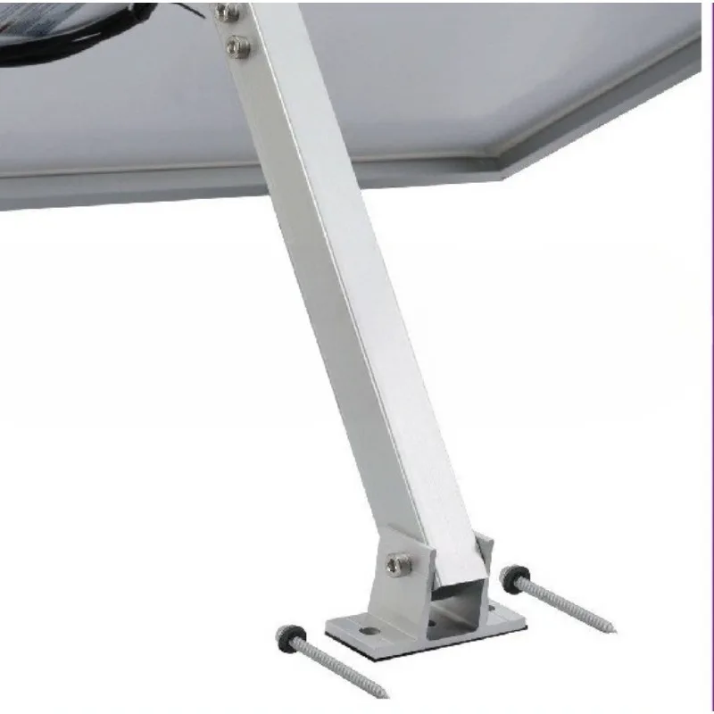 태양광 패널 풋 마운트 조절식 태양광 패널 틸트 마운트 브래킷 알루미늄 합금 태양광 패널 마운트 지원 키트 (RV 지붕, 보트용)