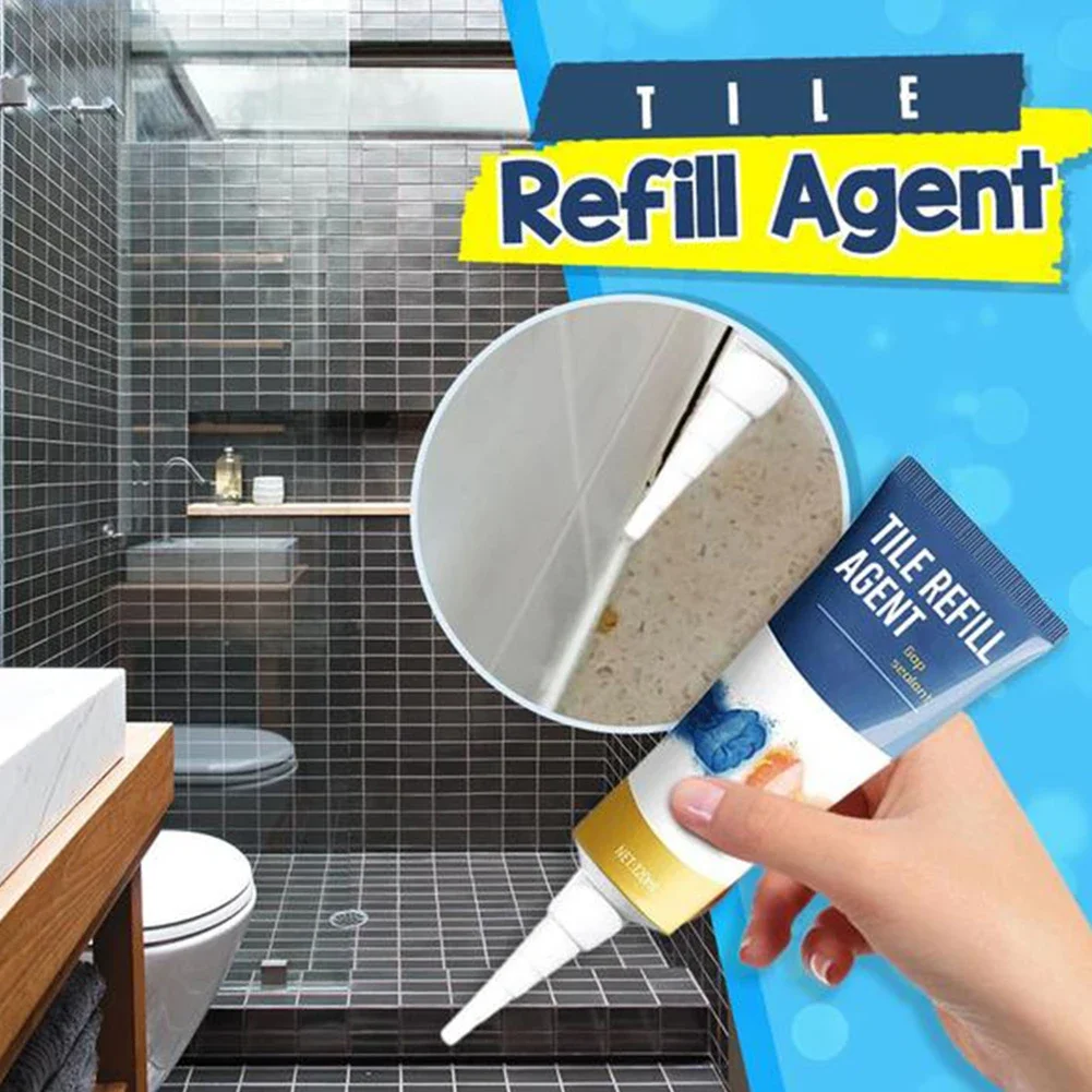 20/120ML Tile Gap Refill Beauty Seam Waterproof Agent Grouting Fill Tile Glue Sealer Repair Ceramic Glue Floor Gap Fill In Agent tile gap filler