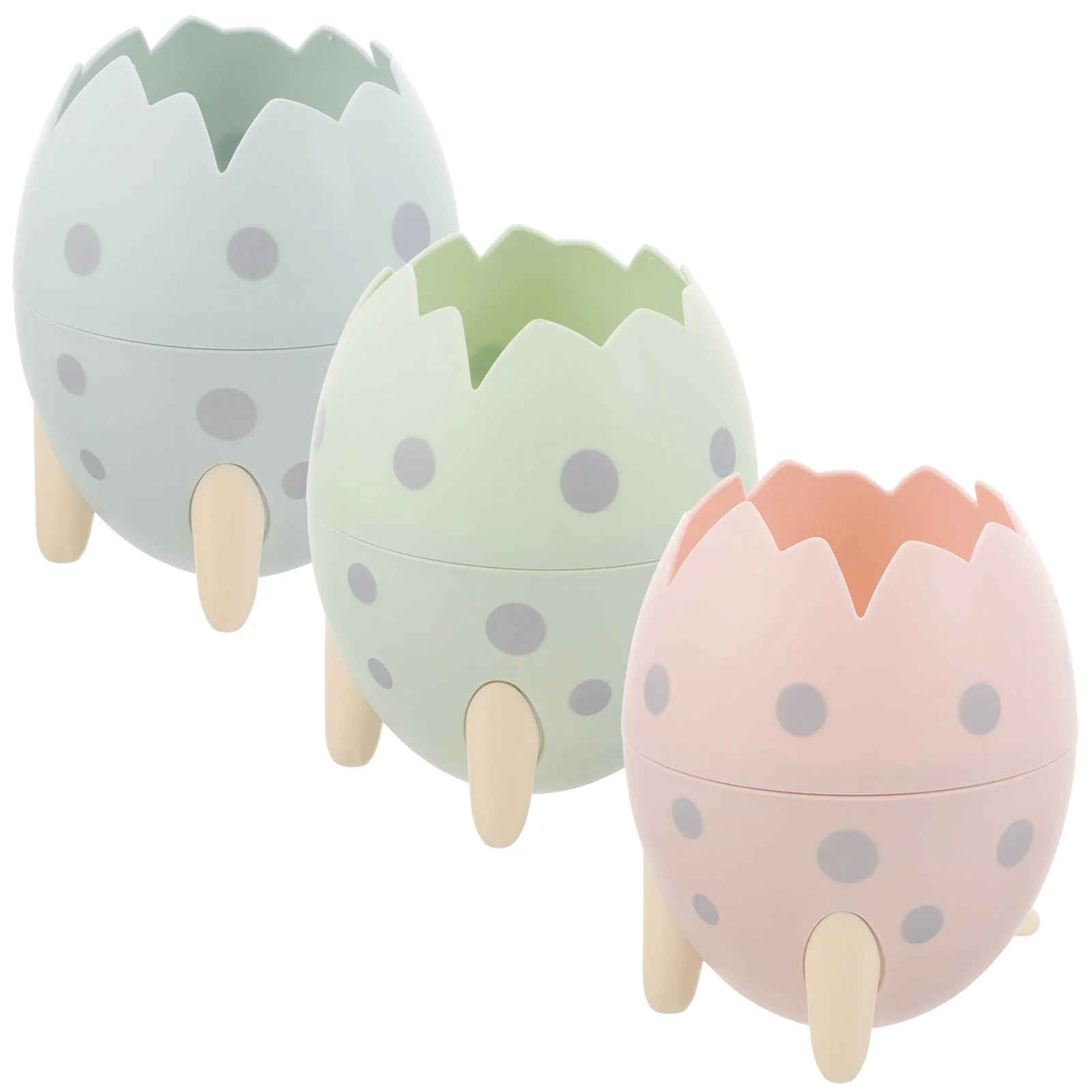 

Cute Pencil Pouch Dinosaur Egg Pencil Holder Pen Containers Storage Box Desktop Pen Organizer Home Office Stationery Supplies