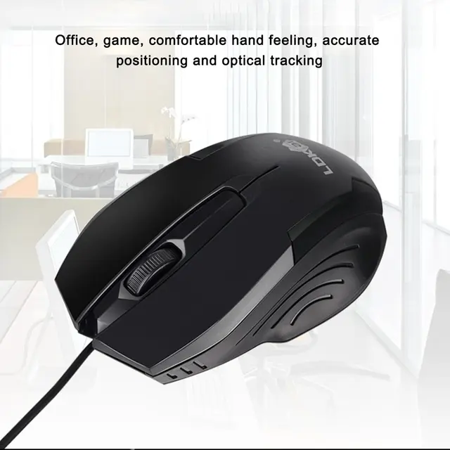 Mute Wired Gaming Mouse For Desktop Laptop PC Computer Gamer Mouse Laptop Accessories 3