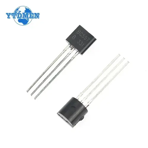 50PCS Transistor BC547 BC557 Each 25pcs BC547B BC557B NPN PNP Triode Transistors DIY Electronic Kit - Image 2