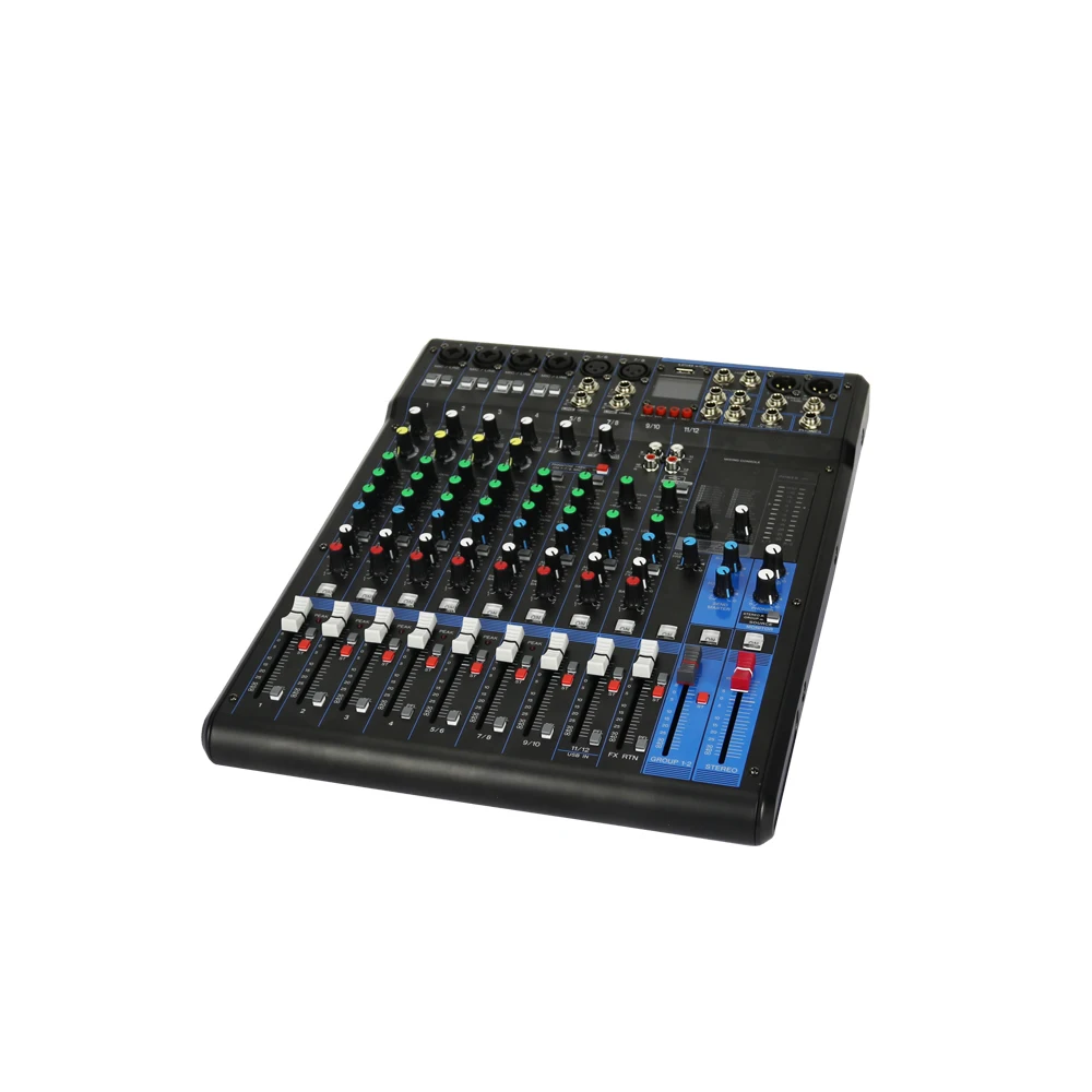 Professional MG12XU usb sound console 24 dsp effect audio mixer for Stage performance recording