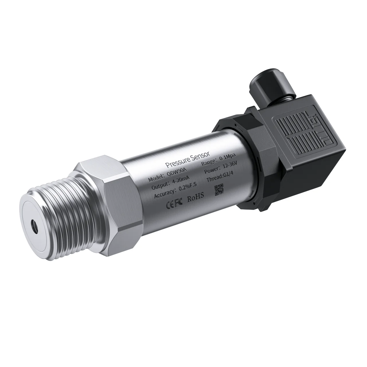 0-1Mpa 0-1.6Mpa 0-2.5Mpa Smart Pressure Transmitter 0-60Mpa to 4-20mA 0-10V 0-5V RS485 G1/4 Water Fuel Diesel Pressure Sensor