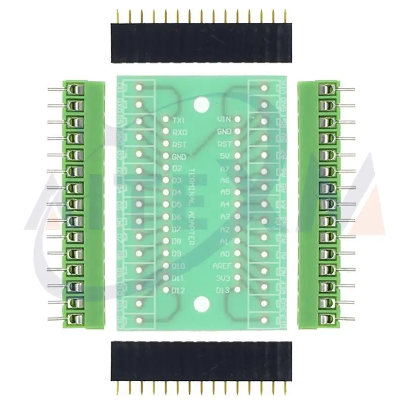 NANO V3.0 3.0 Controller Terminal Adapter Expansion Board NANO IO Shield Simple Extension Plate development board circuit board arduino controller arduino module arduino diy kit arduino starter kit arduino development board arduino development kit arduino module for arduino arduino sensor module for Arduino AVR ATMEGA328P