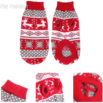 Warm Pet Dog Sweater Winter Dog Clothes iLovPets.com