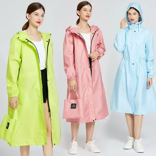 Poncho Imperméable Léger Homme/femme - Cape De Pluie Réutilisable - Pour Randonnée, Vélo, Ville - 250 G
