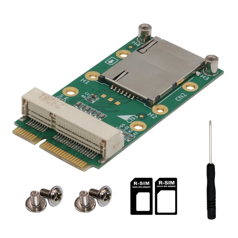 

Мини-адаптер PCIE со слотом для SIM-карты для модуля 3G/4G WWAN HSPA модем LTE мини-карта GPS-карта для настольного ноутбука