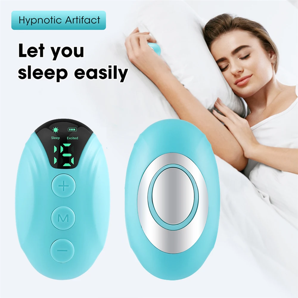 Aiuto Per Il Sonno Portatile Ems Microcurrent Ces Pulse Device Con Display Insonnia Stress Mentale Sollievo Dall'Ansia Eliminat Relax
