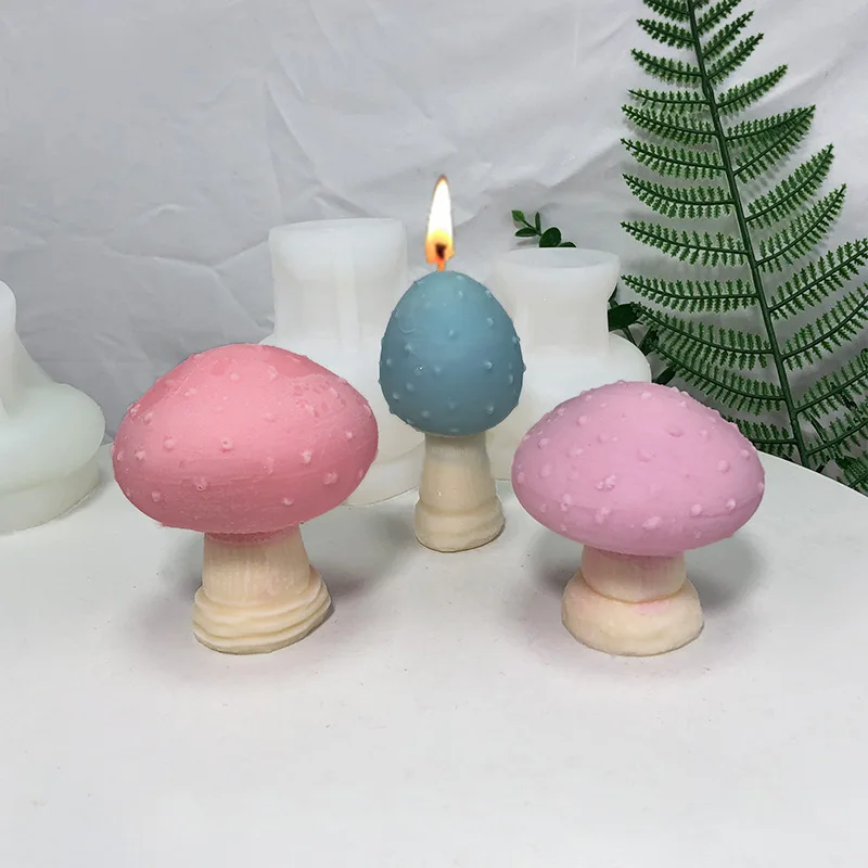 Mushroom Candle UV Crystal Epoxy Resin Mold, Aromatherapy Plaster Silicone  Mould, DIY Crafts Wax Soaps, Home Decorations, Casting To 