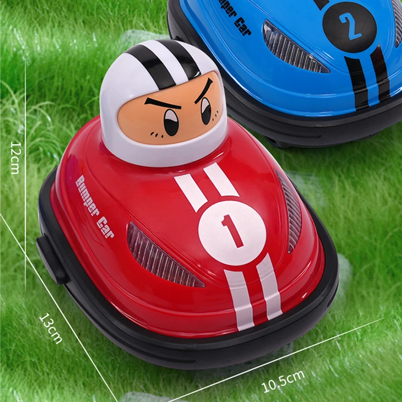 Kids 2.4G Super Battle Bumper Car Pop-up Doll Crash Bounce Ejection Light Children Mini Stunt Drift remote control Car Toy Gift 6