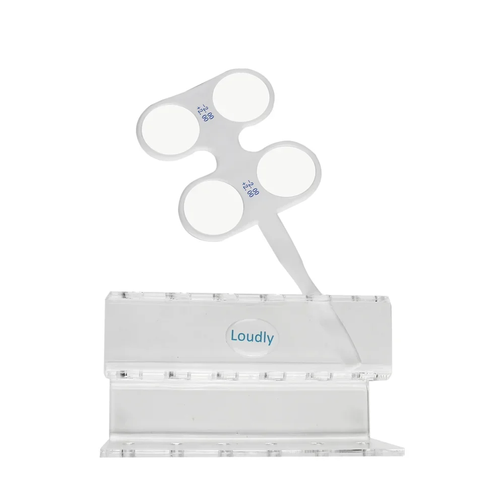 Loudly Optometry Flipper 4 렌즈 광학 플리퍼 전문 시력 검사 도구 (눈 검사 및 정시력 교육용) FL-1