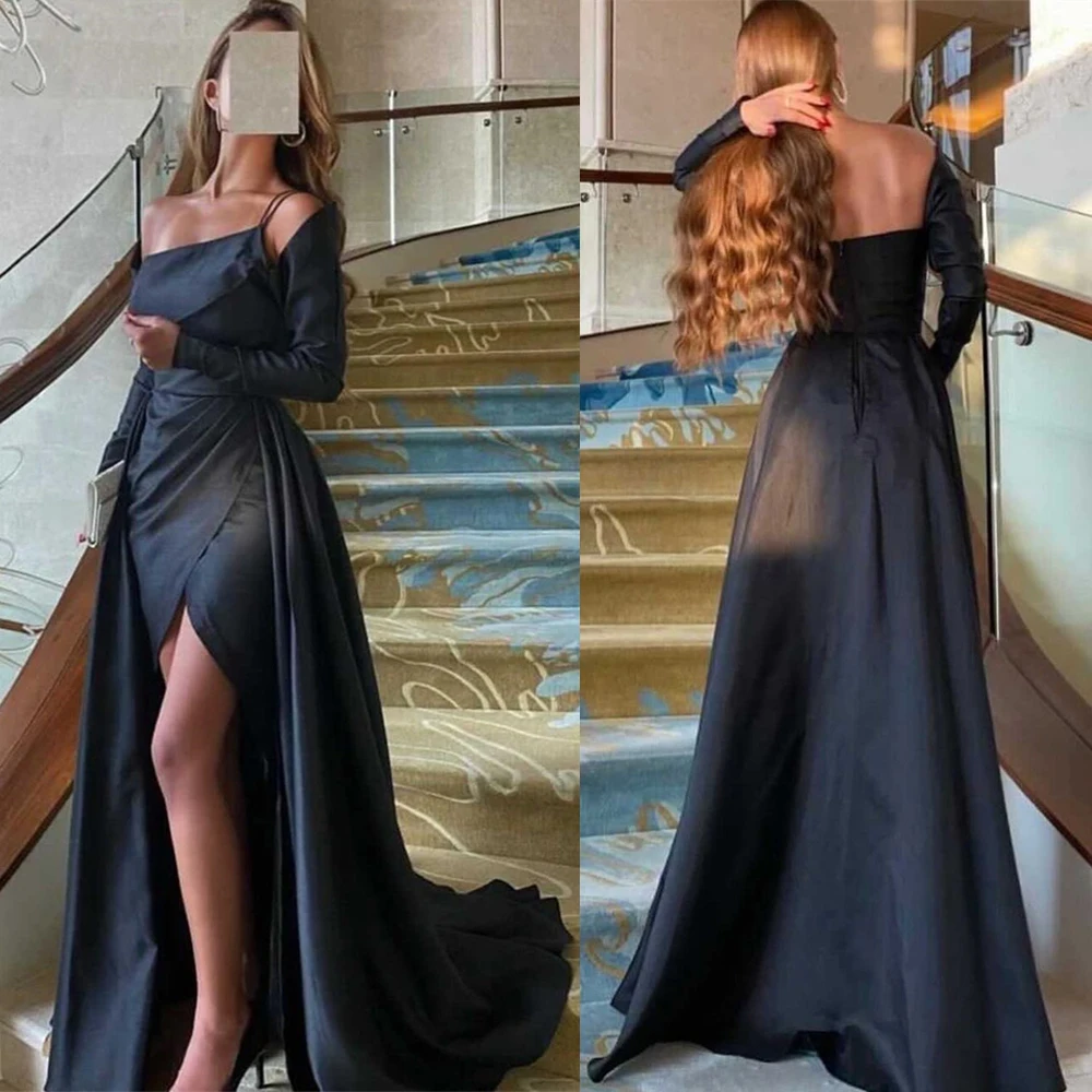 

Jiayigong Exquisite Prom Jiayigong Exquisite Elegant Off-the-shoulder Sheath Gown es Satin Custom