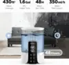 SEJOY Humidifier for Bedrooms, Large Rooms and Babies, Ultrasonic Cool Mist Top Fill Desk Humidifier Rotating Nozzle Silent 2