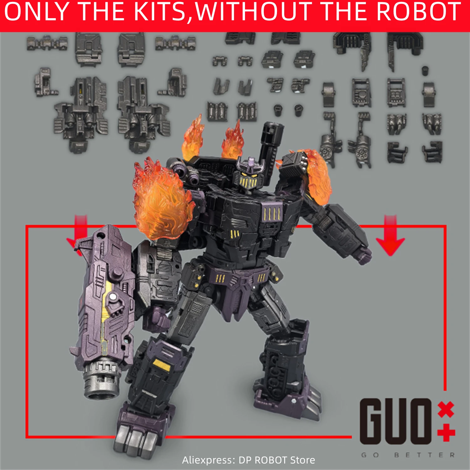 GO BETTER 充填パーツ アップグレードキット AOTP メガトロナス ザ