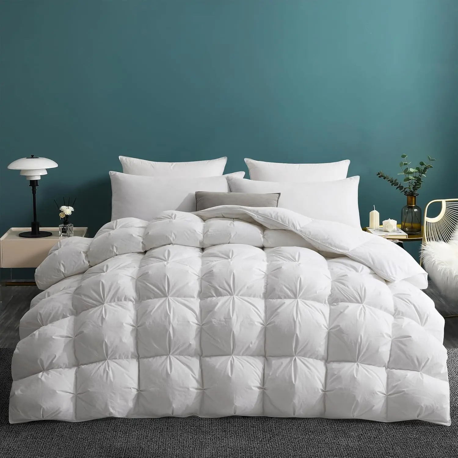 Pinch Pleat-white