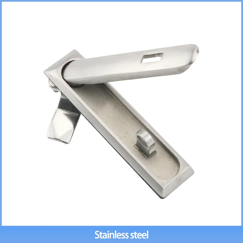 

304 Stainless Steel New Hanging Lock for Distribution Box Control Cabinet Industrial Machinery Equipment Flat Lock
