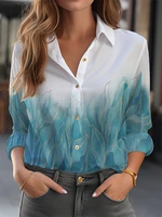 Elegant Shirt Women Fashion Temperament  Blouse Long Sleeve Shirt Women New Casual Shirt - Image 3