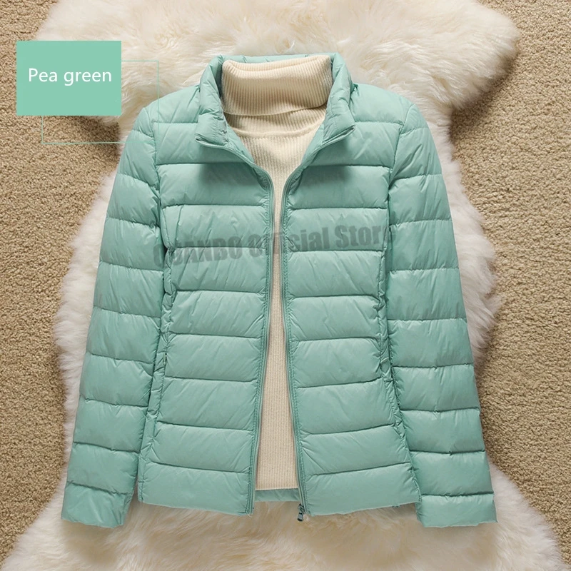 Over Size 5xl 6xl 7xl Women Ultra Lightweight Packable Autumn Winter Warm Jackets 2023 New Arrivals Female Slim Short Down Coat