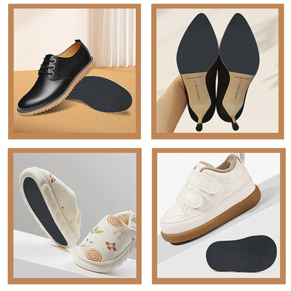 밑창 미끄럼 방지 스티커 접착식 무소음 및 내마모성 테이프, 하이힐 부츠 보호, 자체 접착 테이프