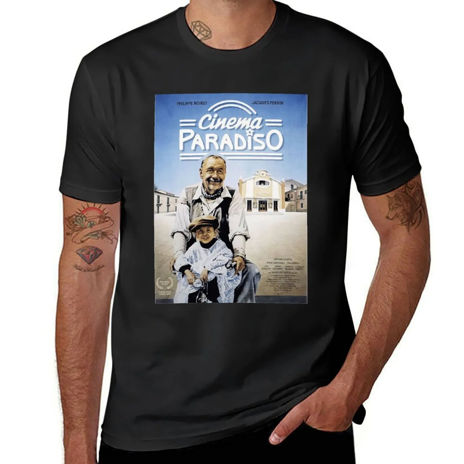 

Cinema-Paradiso T-Shirt tees plain blanks tops Men's t-shirt