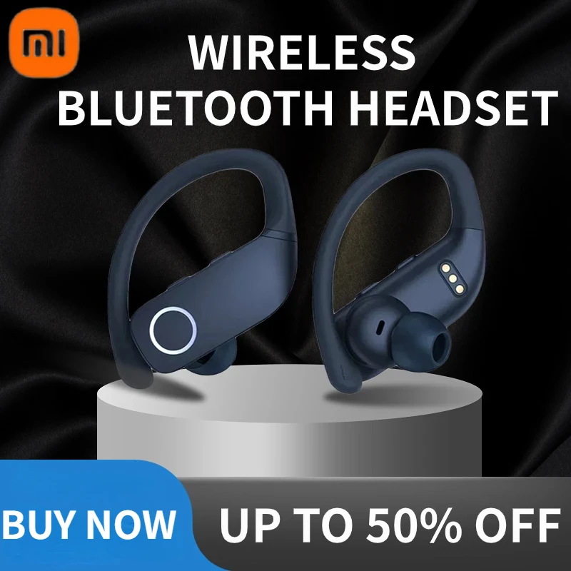

Беспроводные Bluetooth-наушники Xiaomi TWS, наушники с сенсорным управлением, стерео, водонепроницаемые, с заушным крючком, Спортивная гарнитура для геймеров, для телефонов Android