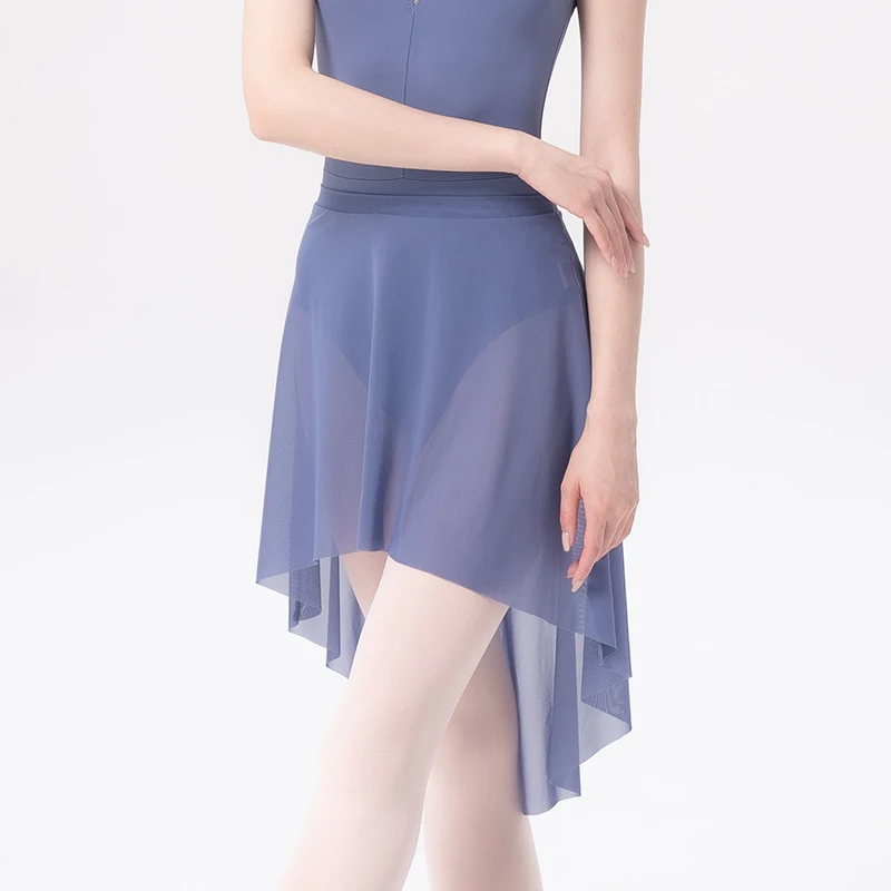 Ballerina Ballet Dress Women Leotard Net Skirt Lace Side Split Practice Skirt 8172 ballet skirts ballet leotard tutu skirt dance leotard ballet dress
