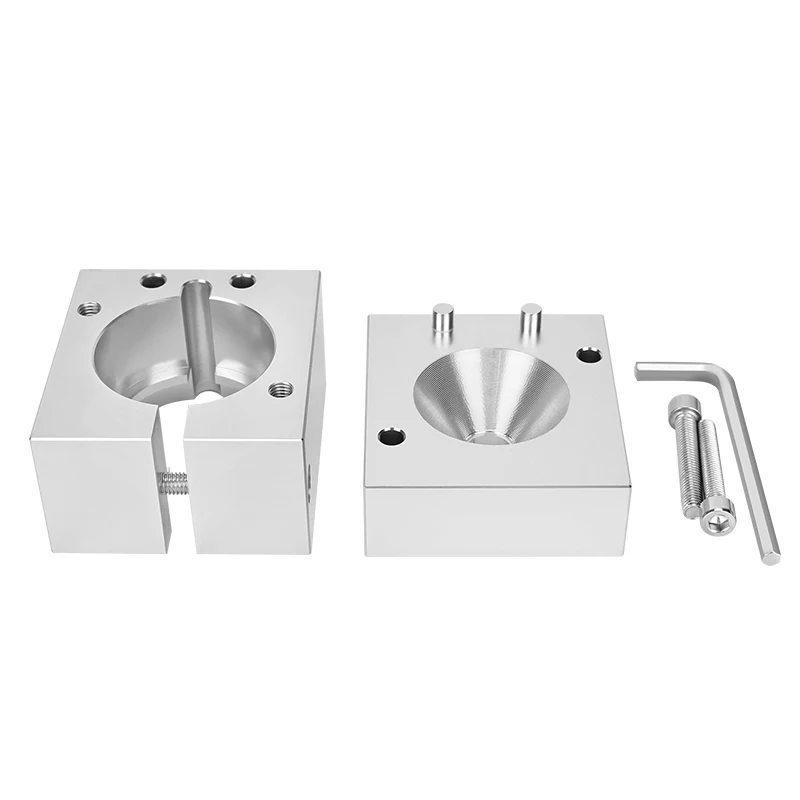 Baffle Cone Cups Guide Drill Jig Fixture For 1 7x10 L Device Solvent Trap Fuel Filter