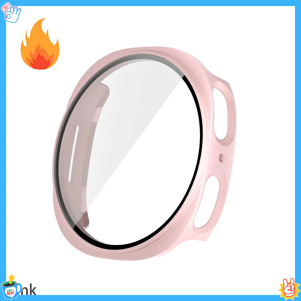 Premium Scratch-Resistant Glass & Case with Full-Coverage Screen Protector