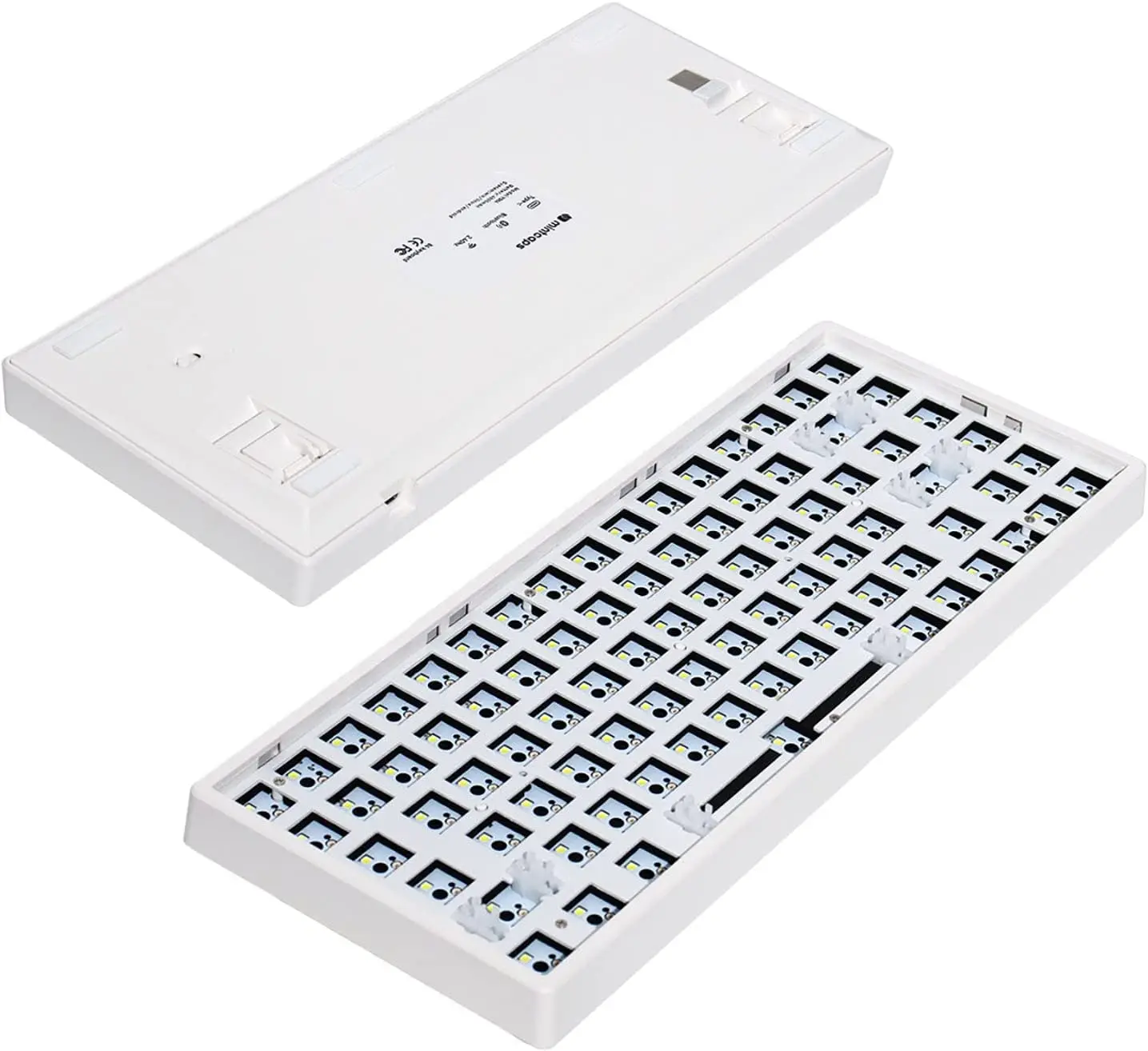 InStockYQ8484KeysHotSwapMechanicalKeyboardKit24GHzBluetooth5