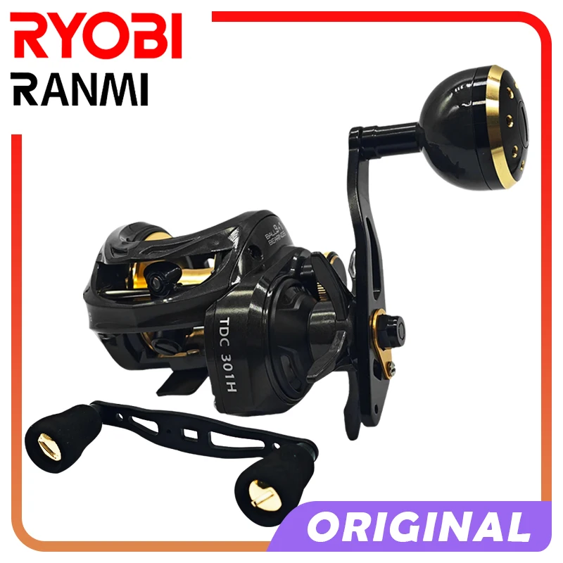 

RYOBI RANMI TDC Baitcasting Reels Aluminum 16KG Max Drag Baitcaster High Speed,Freshwater and Saltwater Double Handle Reel
