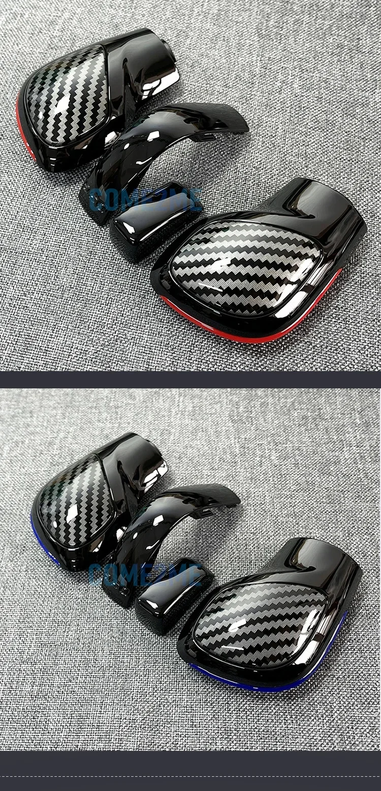 Auto-Schalthebel im roten DSG-Stil, geeignet für VW Golf 6 7R GTI Passat B7 B8 CC R20 Jetta MK6 GLI – Detail 2