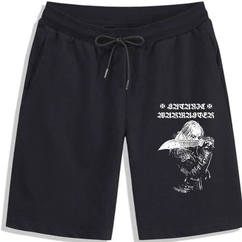 

Мужские шорты с принтом волка и сердца, из черного металла