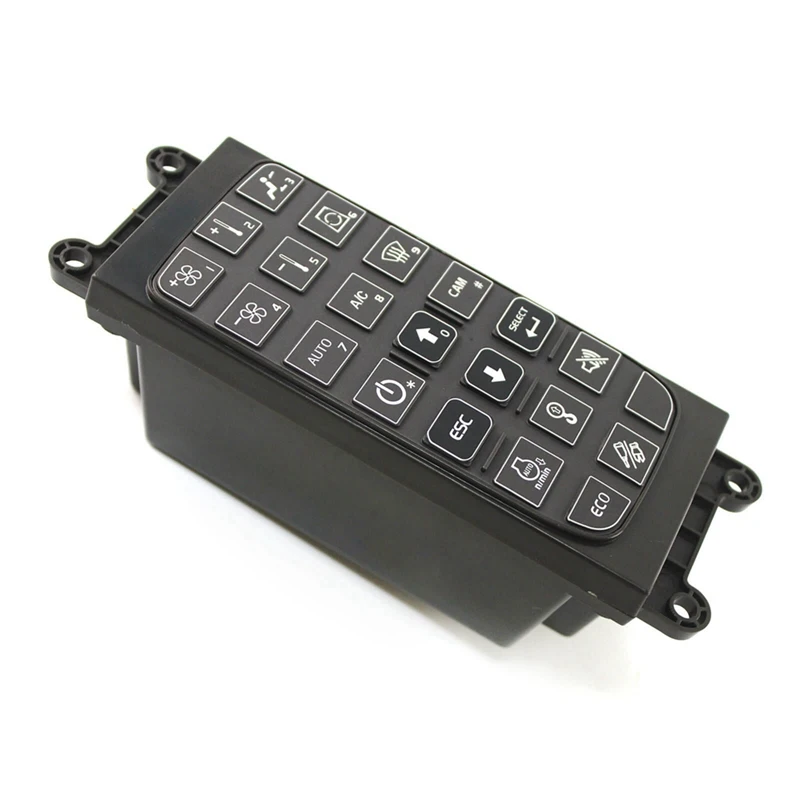 

1 Piece Car Air Conditioning Control Panel VOE14594714 14594714 ABS For Volov Excavator EC480D EC380D EC300D EC250D