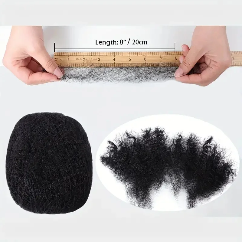 8 Inch Afro Kinky Synthetic Hair For Dreadlocks Extensions Loc Repair Braiding Twist Afro Kinky Hair 50 Gram per package synthetic crochet hair synthetic curled hair