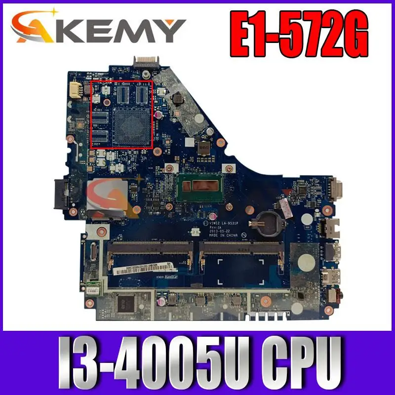 Оригинальная материнская плата для ноутбука ACER Aspire E1-572 E5-572 v5E5-572 Проверенная