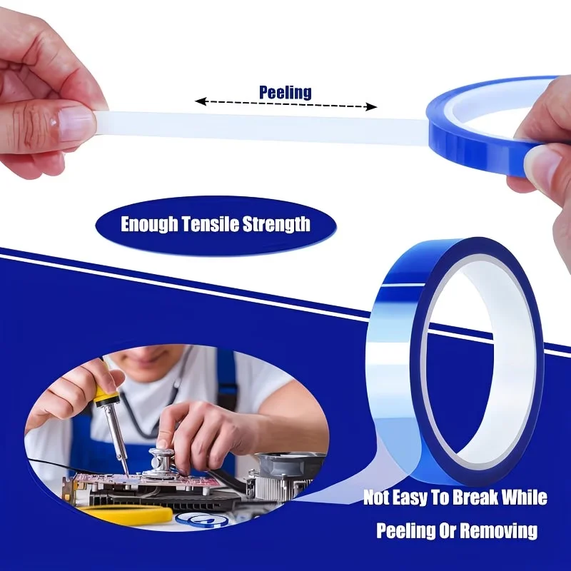 승화 인쇄용 2/4개 열전달 테이프, 고온 내성 접착식 핫 프레스 테이프, 비닐 및 실링용 잔여물 없는 테이프