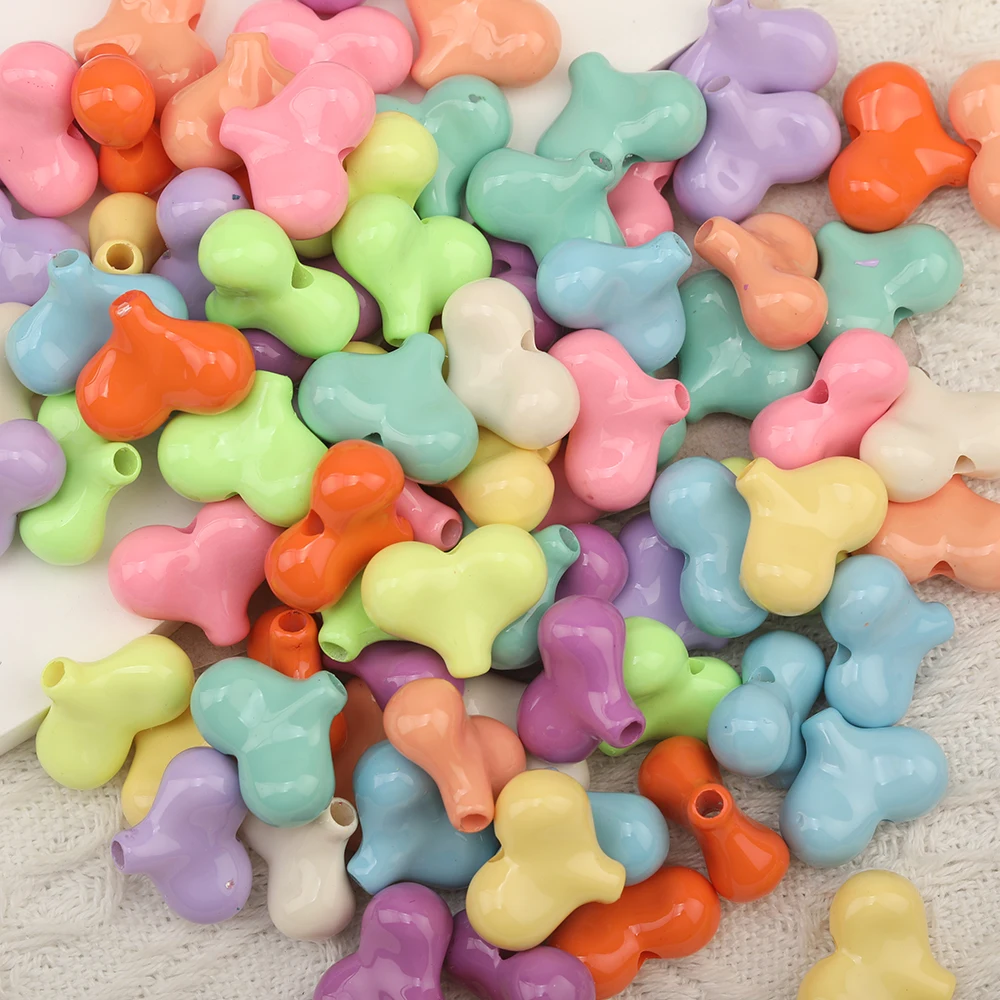 

Cordial Design 16*20MM 100Pcs Acrylic Beads/DIY Making/Jewelry Findings & Components/DIY Hand Made Accessories/Heart Shape