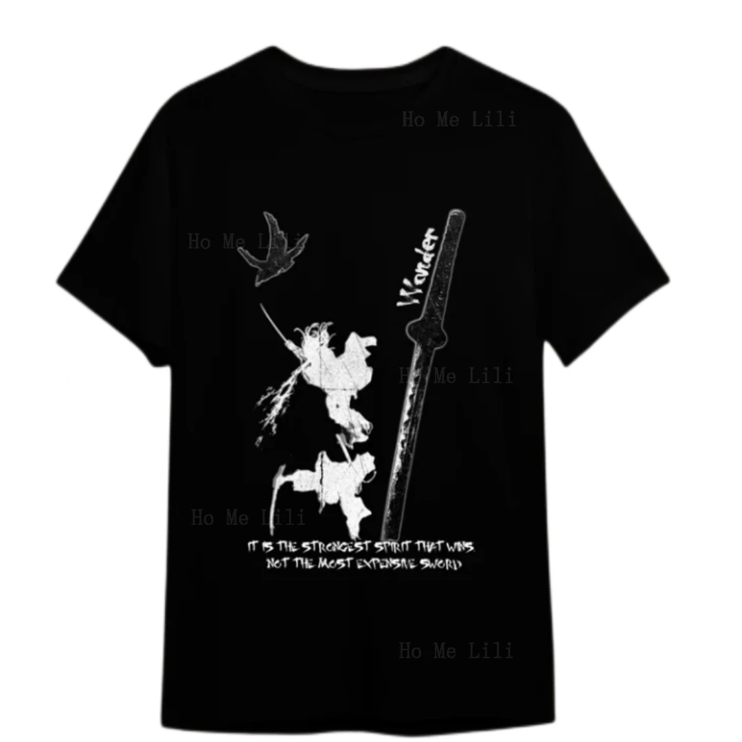 Vagabond Samurai Way Tee Manga Apparel Maglietta Oversize Anime In Stile Giapponese