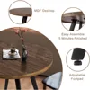 Round Dining Table, Small Dining Table for 2, 31.5" Round Table, Mid-Century Modern Kitchen Table with 1.4" Thickness Wood Grain 5