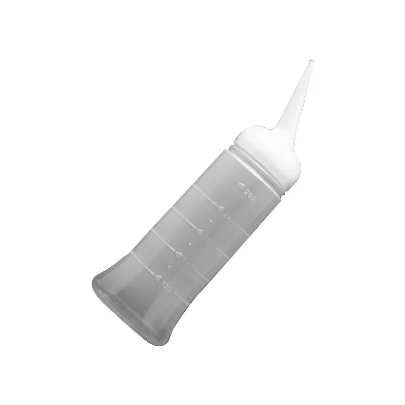 Hair Dye Applicator Bottle 150/260ml Professional Hair Dye Applicator Brush Dispensing Salon Empty Plastic Hair Color Dry Washing Bottle Barber Accesories