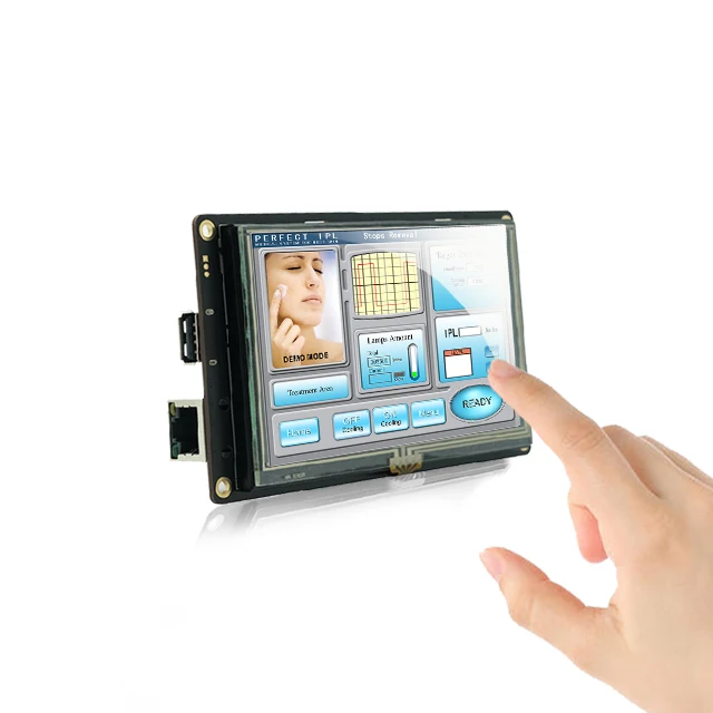 3.5 Inch HMI TFT LCD Module Monitor with  Controller Board + Software +Serial Interface