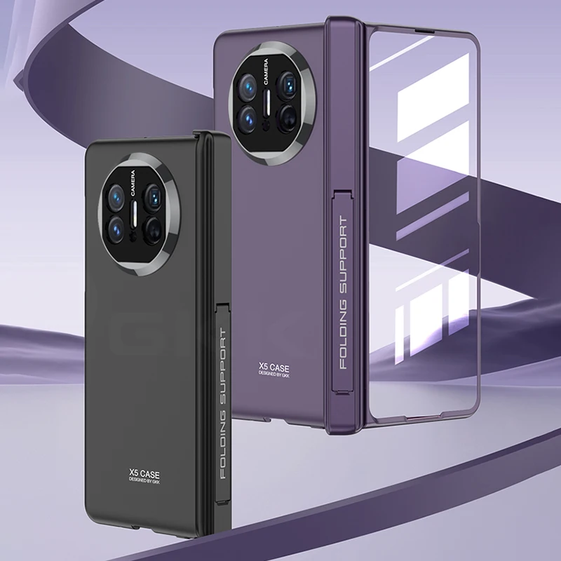 Original Case for Huawei Mate X5 X3 Magnetic Hinge Holder With Screen Glass Came