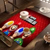 Game Super M-MarioS-S Kitchen Dish Mat Absorbent Dining Table Mats Retro Non-slip Placemat Coffee Dish Tableware Mat Home Decor 6
