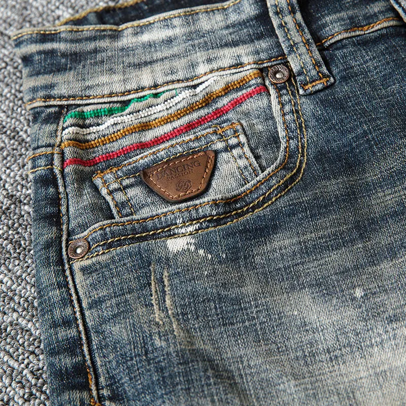 Рисунок 5 - Уличные модные мужские джинсы в стиле ретро