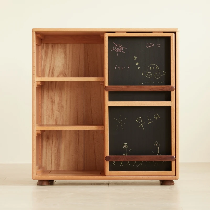 Custom Made Modern KID Storage Children Bookshelves Solid Wooden Bookcase Bookshelf with Drawer
